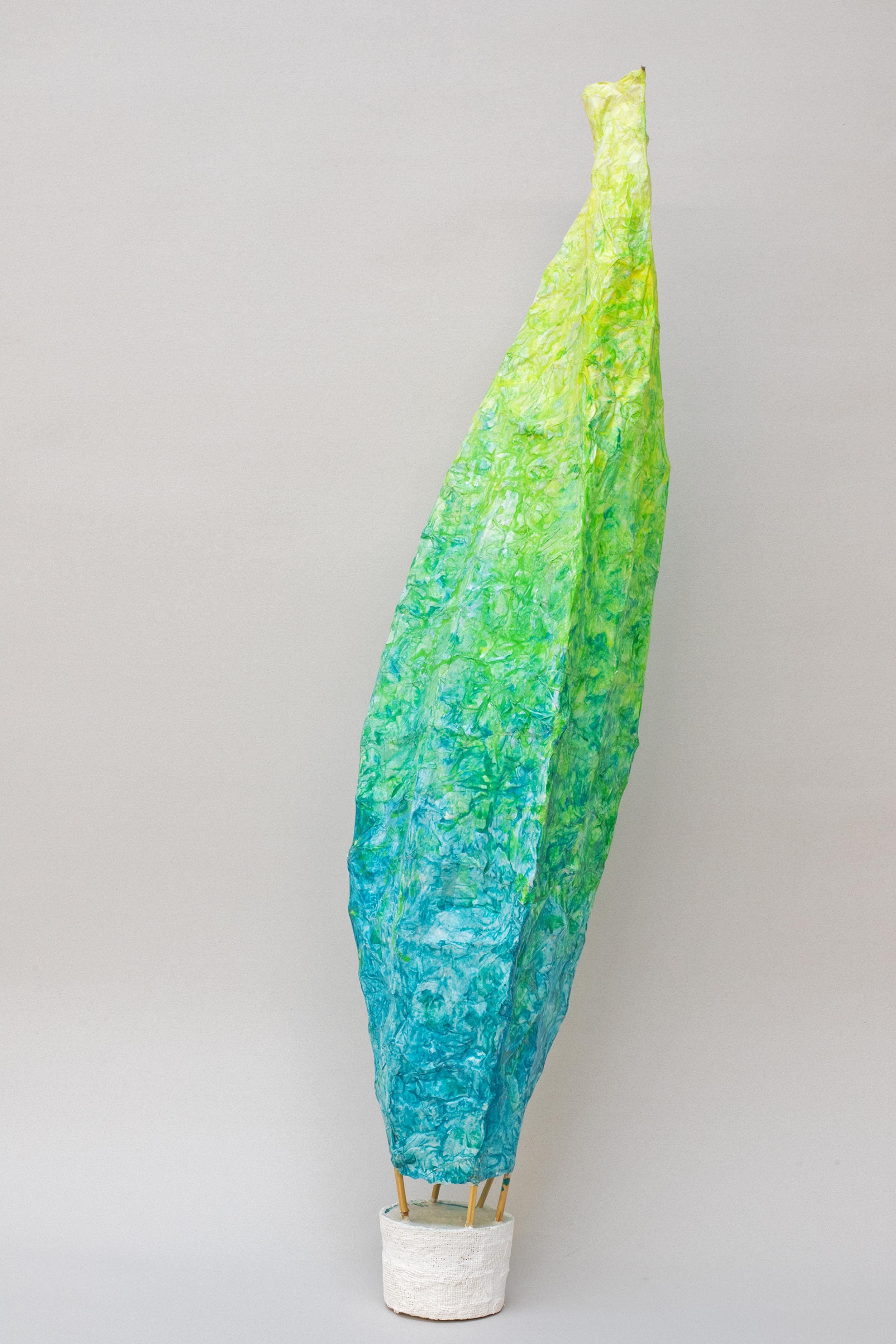 Papier-Objekt - farbig - ca. 85 cm (h) 